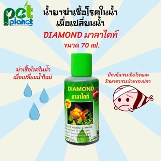 น้ำยาฆ่าเชื้อโรคในตู้ปลา ยาฆ่าเชื้อโรคในน้ำ MS Royal DIAMOND มาลาไคท์ สูตรใหม่ เข้มข้น ป้องกันและ