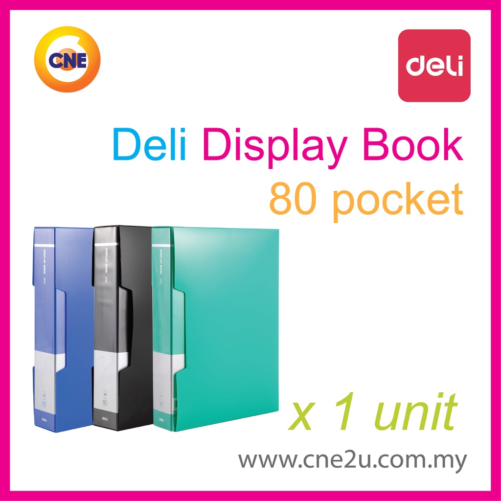 สมุดแสดงผล Deli E5006 A4 80 กระเป๋า