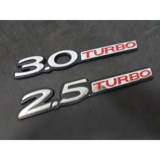 เพจโลโก้ติด อีซูซุ ดีแม็ค มีกาวพร้อมติดตั้ง  3.0、2.5 TURBO ISUZU D-MAX LOGO 3D