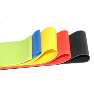 ⭐ของใหม่ ！!Yoga Resistance Bands Rubber Sport Fitness Training Workout Elastic Band