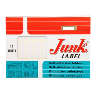 สติ๊กเกอร์ Label ลาเบล Junk ป้ายราคา ป้ายติดราคา ฉลากราคา กล่องละ15แผ่น