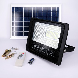 หลอดไฟสปอร์ตไลท์แบบโซล่าเซลล์ SOLAR SPORT LIGHT ขนาด 40 Watt