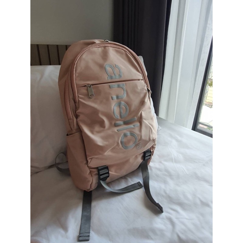 กระเป๋า Anello Big Logo Print Daypack