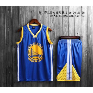 [ช้อปครบ 100.- ลด10% ใส่โค้ด QYTABOVB] ชุดบาสเกตบอลโกลเด้น สเตท วอร์ริเออร์ส(Golden State Warriors)