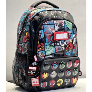 Smiggle Marvel กระเป๋าเป้สะพายหลัง คลาสสิก boy shcoolbag Super hero นักเรียน เด็กผู้ชาย และเด็กผู้หญิง กระเป๋าหนังสือ