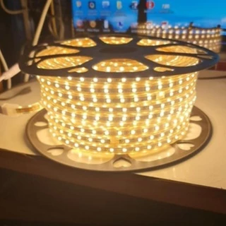ไฟสายยาง 5050 LED Strip 5M 10M 15M 20M 25M 30M 220V 8mm ไว้ภายนอกได้ พร้อมใช้งาน