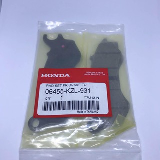 ชุดผ้าดิสก์เบรค (เบรคหน้า) BRAKE PAD SET สำหรับ PCX 150 ปี 55 (06455-KZL-901)