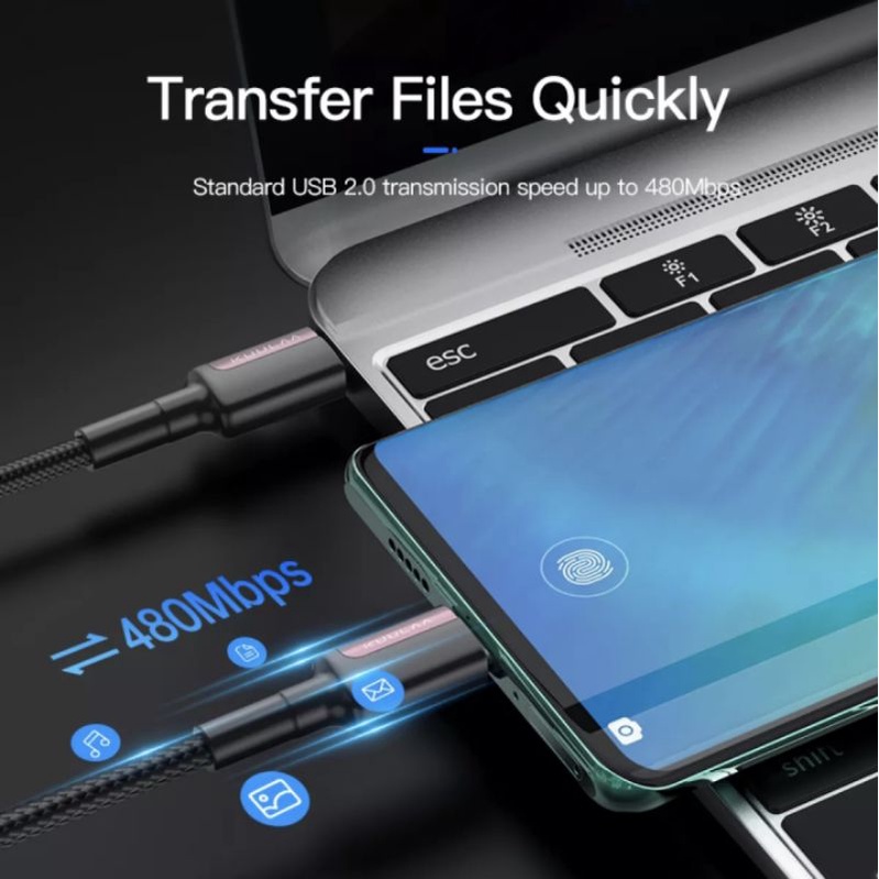 Kuulaa usb type c เป็น Usb type c ชาร์จเร็ว