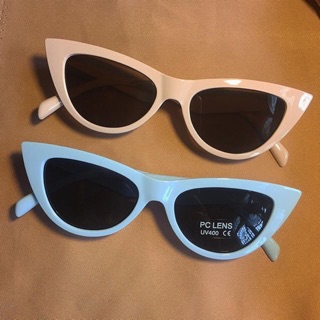 pastel cateyes sunglasses