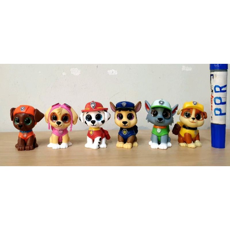 โมเดล หมาพาว กู้ภัย 6 ตัว/8ตัว Paw Patrol