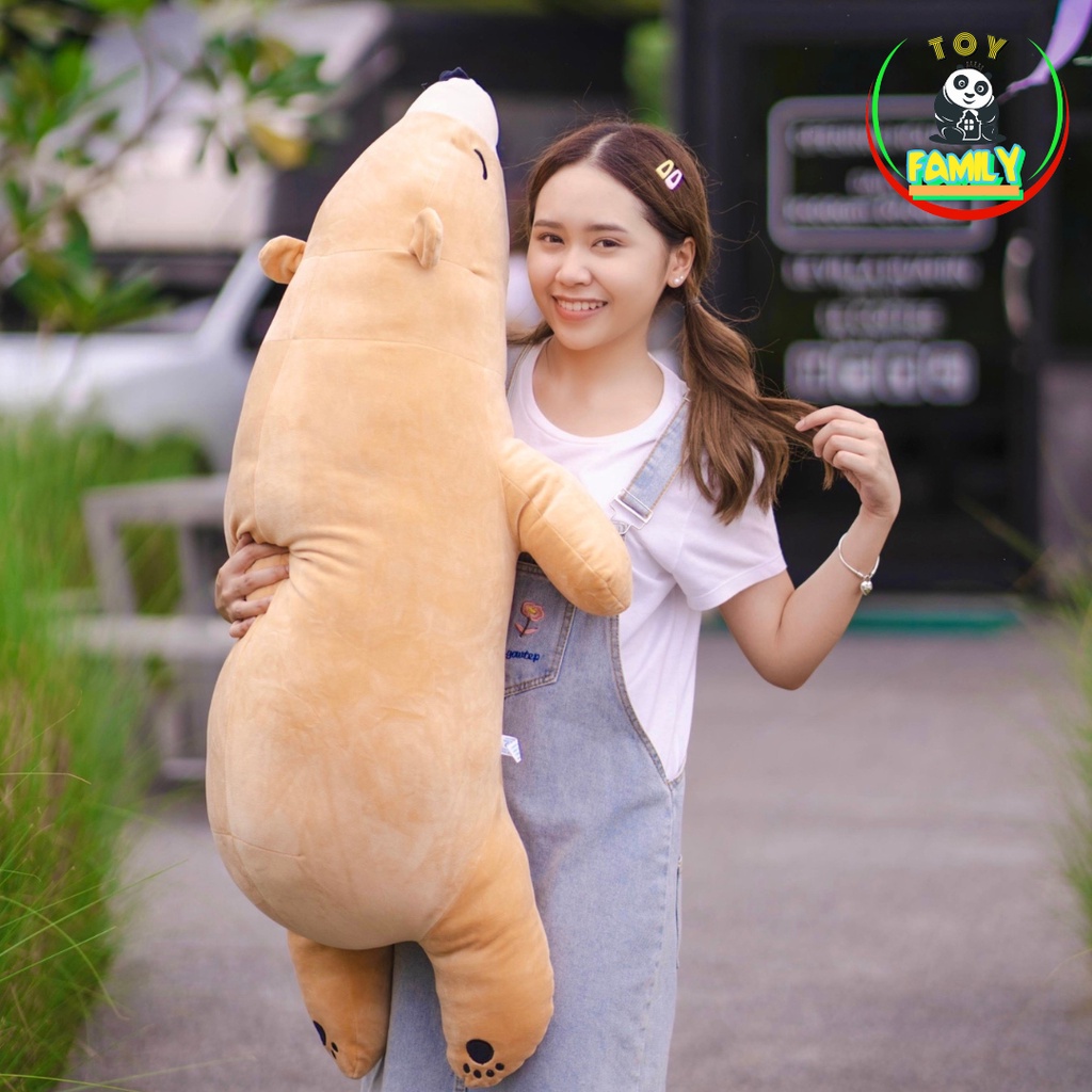 ตุ๊กตาน้องหมีขี้เกียจหลับปุ๋ย ขนาด 110CM 70CM น่ากอดสุดๆ ตุ๊กตาตัวใหญ่ เขียนการ์ดอวยพรได้ ของขวัญวันเกิด ของขวัญให้แฟน