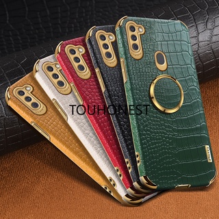 เคส Samsung Galaxy A11 เคส Samsung A31 เคส Samsung A42 Case Samsung A50 Case Samsung A50S Case Samsung A30S Case Samsung A70 Case Samsung A70S Case Samsung M11 Crocodile Pattern Leather Ring Phone Case โทรศัพท์มือถือ ลายหนังจระเข้ พร้อมแหวนนิ้ว สําหรับ