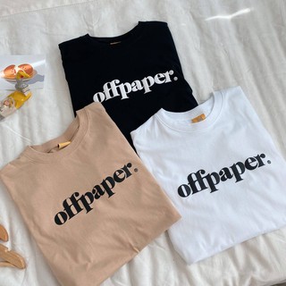 เสื้อ oversize สกรีน offpaper