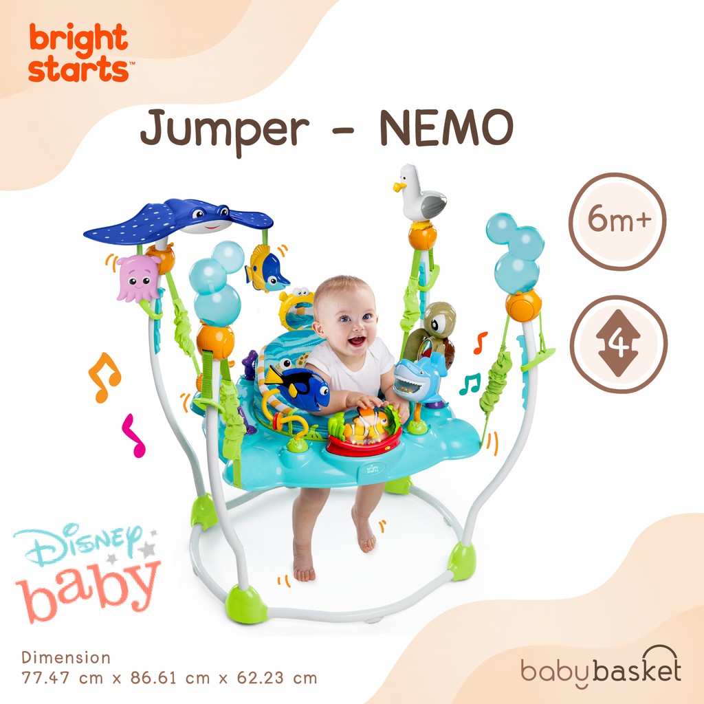 ของเล่นเด็ก จั๊มเปอร์ Bright Starts Jumper Nemo เก้าอี้กิจกรรม เสริมสร้างพัฒนาการ