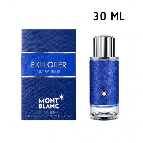 (30 ML)  Montblanc Explorer Ultra Blue EDP For Men  30 ml  กล่องซีล
