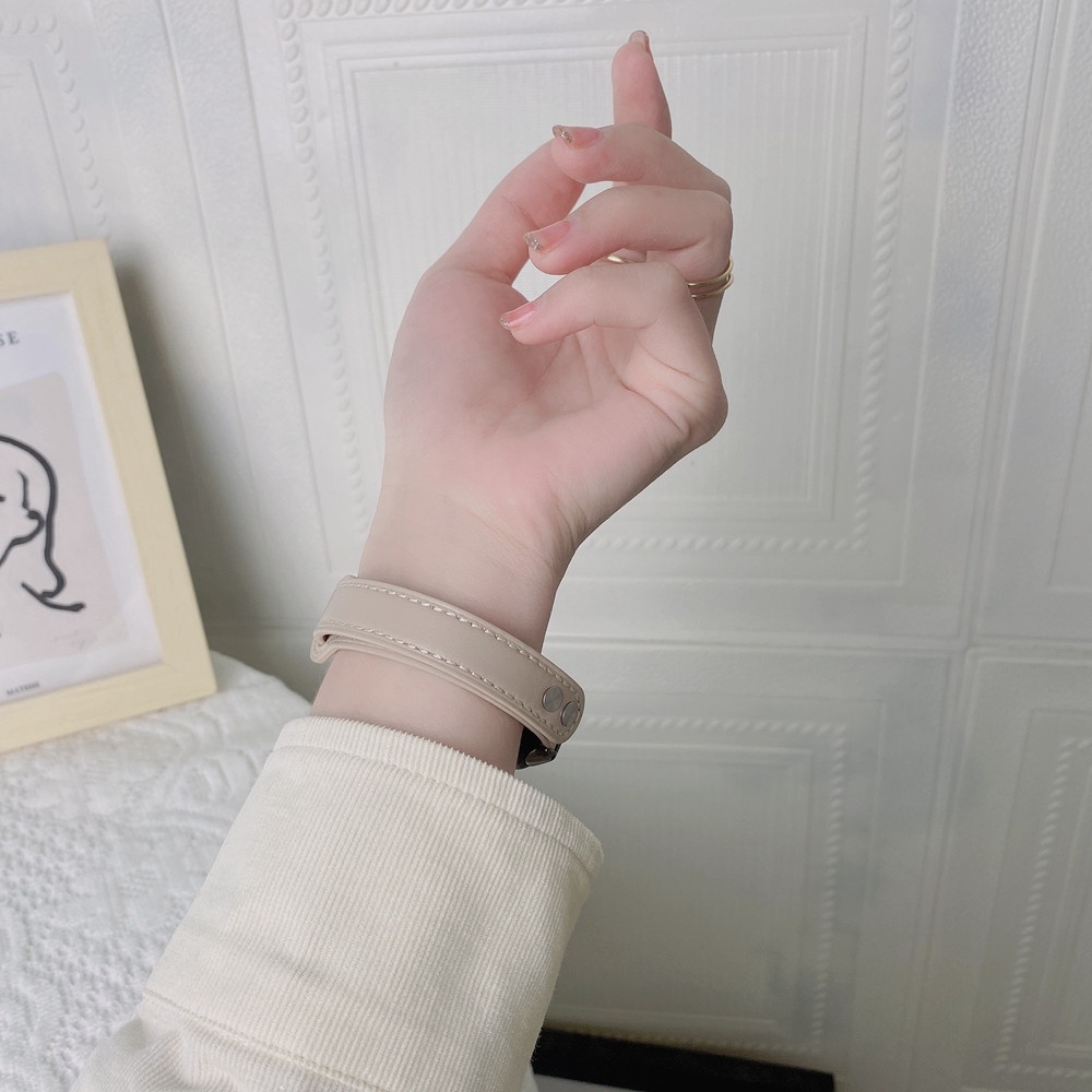 สายหนังสร้อยข้อมือเปลี่ยนสําหรับ Huawei Band 6 7 8 9 10 / Honor Band 10 9 7 6 - รูปที่ 6