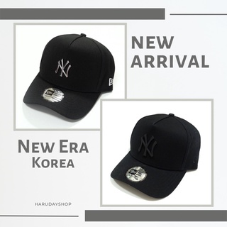 หายาก‼️ หมวก NY แบรนด์ NEW ERA Korea สีดำด้าน / ดำเหล็กเงิน