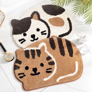 🌟พร้อมส่ง🌟พรมเช็ดเท้าน้องเหมียว🐱 ผืนใหญ่ หนา นุ่ม สุดน่ารัก