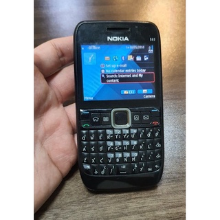 Nokia E63 เปิดติด แบตดี กดได้ทุกปุ่ม ❌ไม่เจอสัณญาณSim❌ตีขายเป็นงานอะไหล่ สะสม ช่างเท่านั้น  อ่านรายละเอียดเพิ่มเติมคะ