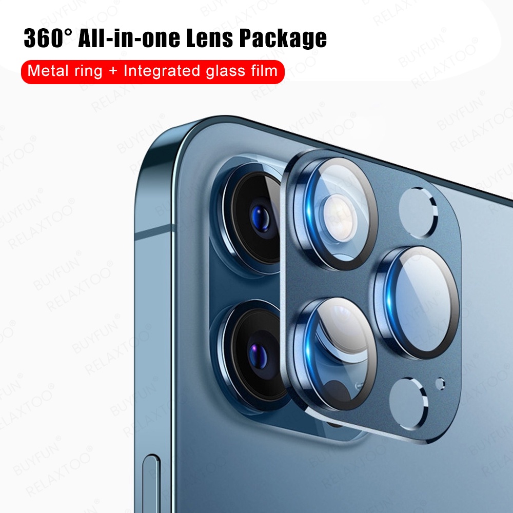 สําหรับ iPhone 14 Pro Max แหวนโลหะในตัว ป้องกันกล้อง กระจกนิรภัย สําหรับ Iphone14 Plus 14pro ฝาครอบป้องกันเลนส์เต็มรูปแบบ