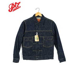 ONI DENIM 02517GCKHN GREEN CAST KIHANNEN 2ND TYPE DENIM JACKET 16 OZ