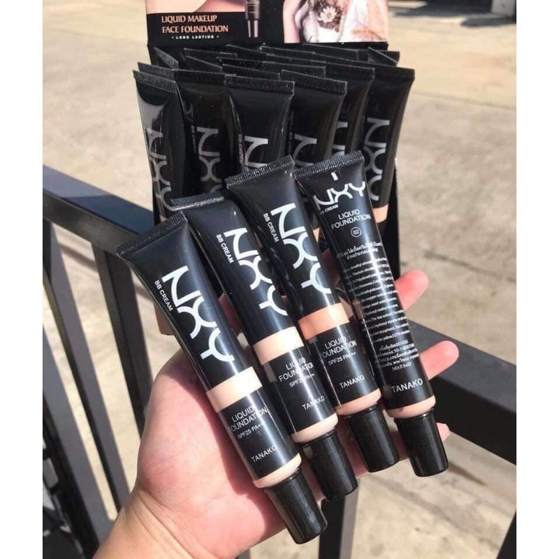 รองพื้น nxy คุมมันกันเหงื่อ ปกปิดได้ดี