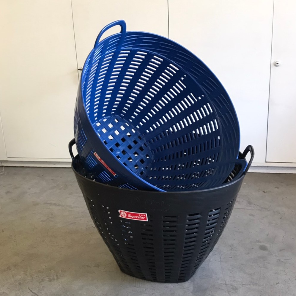 เข่งพลาสติก ตรางู เบอร์ 50/4 สีดำ ขายส่ง 30 ใบ - รูปที่ 2