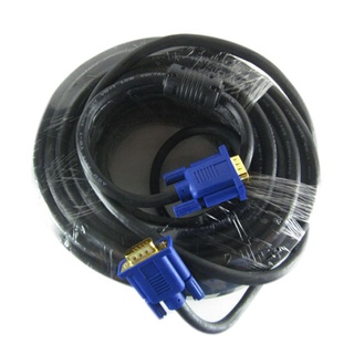 VGA Cable สายยาว15m/20m/30m  M/M (หัวสีน้ำเงิน สายดำ)