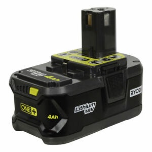 RYOBI 18 V แบตเตอรี่ลิเธียม 4 AH. Ryobi 18V ของแท้ Genuine NEW Ryobi P197 ONE+ 4.0Ah (ส่งด่วน)