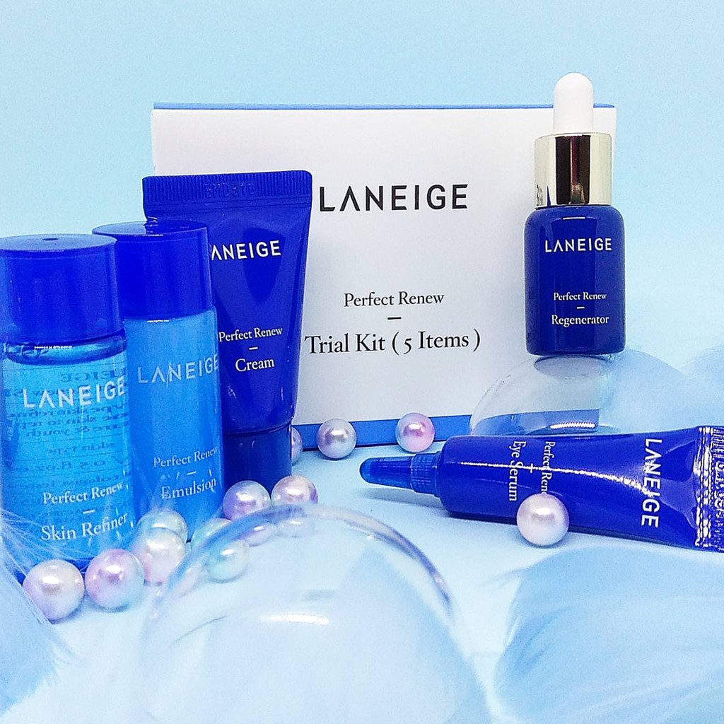 Laneige Perfect Renew Trial Kit Set 5 Items (New Package) เซ็ตผลิตภัณฑ์ ...