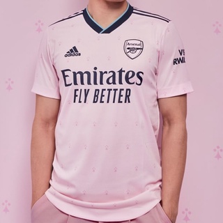 Arsenal 2022/23 Third Player Jersey เสื้ออาร์เซนอล2023 เสื้ออาร์เซนอลชมพู2023