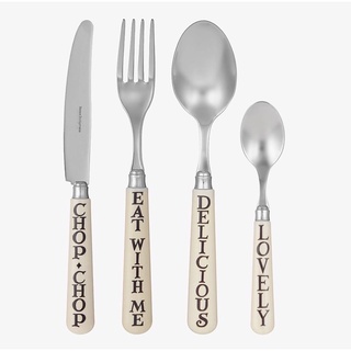 ส่งฟรี Emma Bridgewater Black Toast Cutlery Spoon Fork Knife ช้อน ส้อม มีด