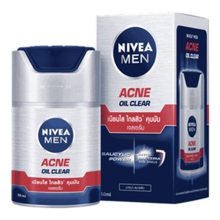 Nivea Men Acne Oil Clear Serum นีเวีย เมน แอคเน่ ออยล์ เคลียร์ เซรั่ม 50ml.