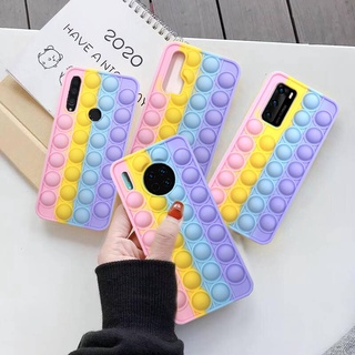 เคสโทรศัพท์มือถือซิลิโคนลายสีรุ้ง 3D สําหรับ Huawei Nova 5T 3 3i 4 5 6 Nova 7 Se 7i 8 Pro