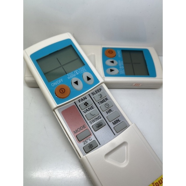 รีโมทแอร์ : ประกอบ NONAMEรหัส 25C -1ปุ่มน้อย มีพร้อมส่งตลอด ส่งทุกวันรีโมทเดิมหน้าตาแบบนี้ จะใช้แทนกันได้