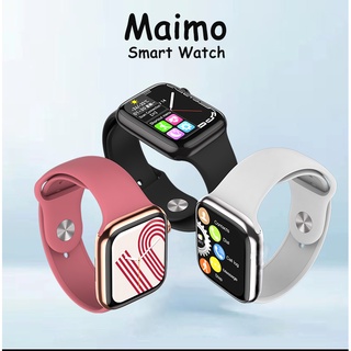 เช็ครีวิวสินค้าMaimo สมาร์ทวอทช์ 2.5D HD สัมผัสได้เต็มจอ Smartwatch รองรับภาษาไทย วัดออกซิเจนในเลื สมาร์ทวอทช์