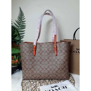 COACH MOLLIE TOTE IN SIGNATURE CANVAS (COACH 1665)