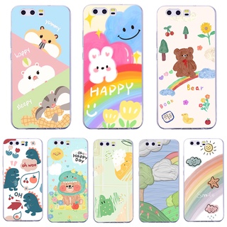 เคส huawei P10 P10 lite P10 Plus p20 p20 pro ใส TPU ซิลิโคน เคสนิ่ม