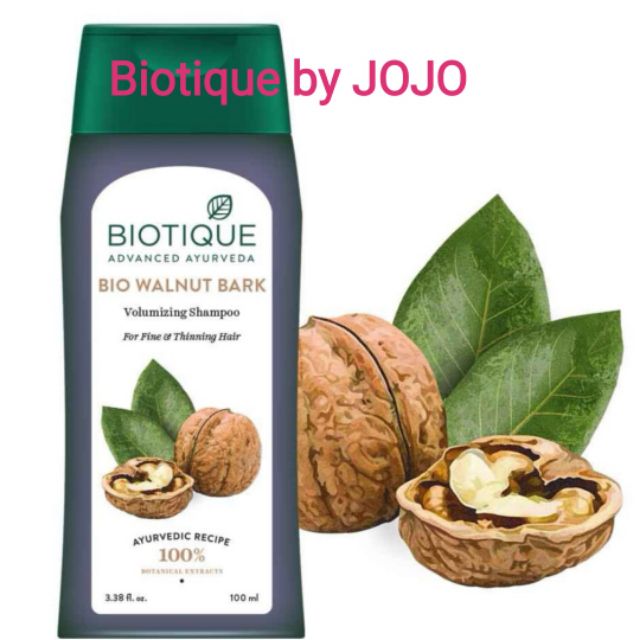 ผมลีบแบน​ เพิ่มความหนาวอลลุ่มแน่น! Biotique BIO WALNUT BARK
VOLUMIZING SHAMPOO FOR FINE & THINNING H