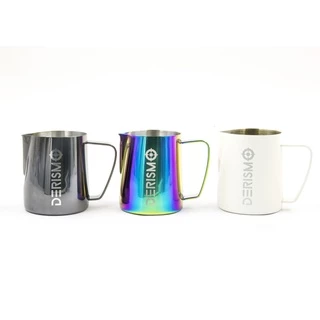 DERISMO PITCHER เหยือกตีฟองนม 350ml/450ml/600ml พิชเชอร์ ถ้วยตีฟองนม สแตนเลส Stainless Milk Pitcher