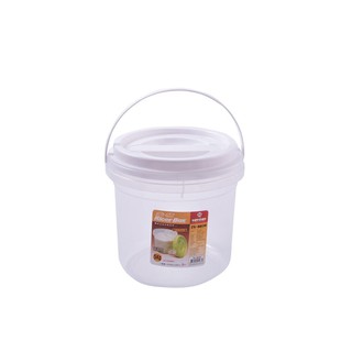 ถังข้าวสารพลาสติกตวง KEY WAY 5 กก. สีขาว  RICE BIN PLASTIC MEASURE KEY WAY 5KG WHITE