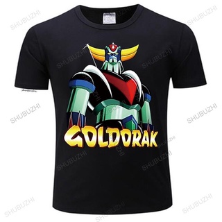 [S-5XL]GILDAN 【เสื้อเก๋ไก๋】เสื้อยืด ผ้าฝ้าย 100% พิมพ์ลายมังงะ Goldorak V3 Ufo Robo Grendizer 1975 สีดํา แฟชั่นฤดูร้อน ส