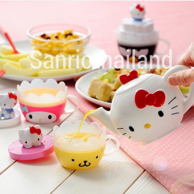 ✨พร้อมส่ง✨Happy meal Hello Kitty: เซทกาน้ำชา Hello Sanrio