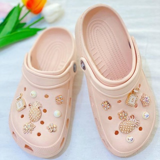 【💋Ooyoudo】อุปกรณ์เสริม จี้รูปจระเข้น่ารัก สําหรับ Crocs DIY【แตะผู้หญิง jibbitz อุปกรณ์เสริม】