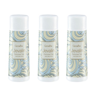 Jevalin Perfumed Talc  เจวาลิน เพอร์ฟูม ทัลค์ 100 g. 3 ชิ้น