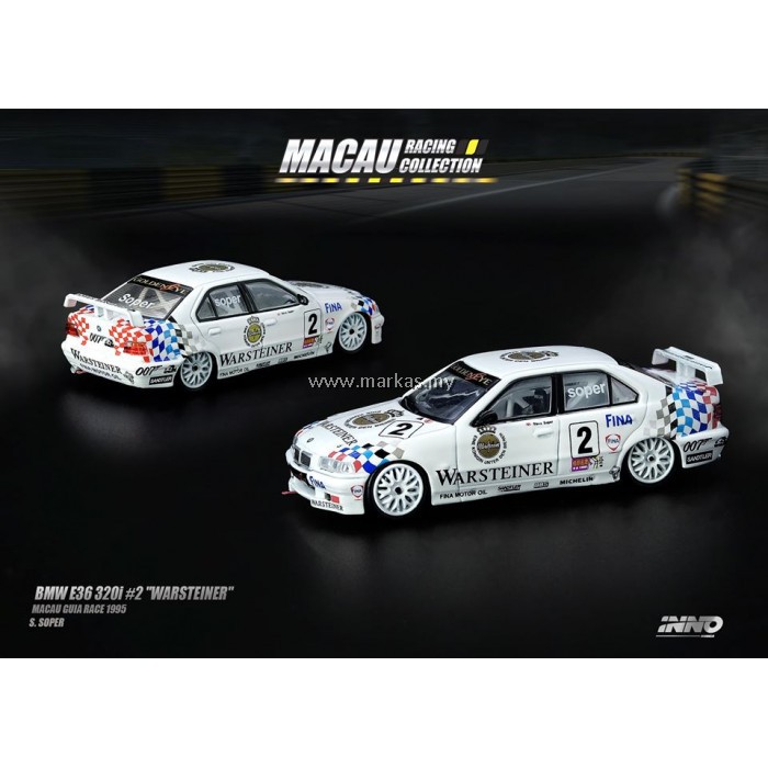 INNO MODELS INNO64 1/64 BMW E36 320I 2 "WARTSTEINER"