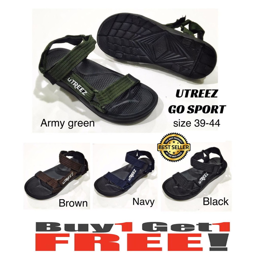(ซื้อ 1 ฟรี 1) Sendal Utreez Gosport ไซส์ 39-44 - สุ่มสี