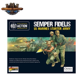 [พร้อมส่ง] WARLORD GAMES :Semper Fidelis - US Marines Starter Army โมเดลจำลอง