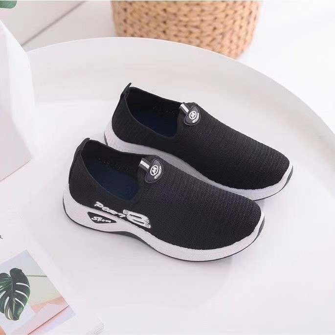 Fshoes 🍄รองเท้าผ้าใบผู้หญิงแบบสวมผ้าใบระบายดีไม่อับไม่คันนะจ๊ะ