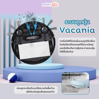 𝗔𝗨𝗧𝗢𝗕𝗢𝗧 หุ่นยนต์ดูดฝุ่น ถูพื้น อัจฉริยะ ยอดนิยม รุ่น MINI Lite รับประกันเครื่องและแบตเตอรี่ 1 ปี